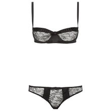 Load image into Gallery viewer, Sarah Brown London Chantilly Lace Pleated Stretch-Silk Briefs