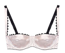 Load image into Gallery viewer, Pink Ric Rac Stretch-Silk Balconette Bra Lingerie Set
